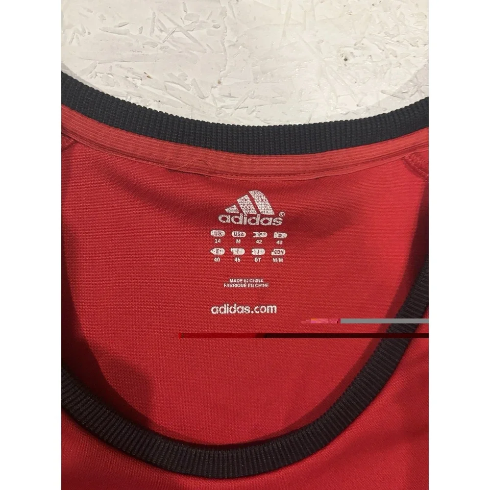 Adidas Germany 2006 Away Womens M Jersey Red Shirt Football Soccer World Cup